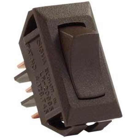 Jr Products 12V On-On Switch - Brown J45-12645